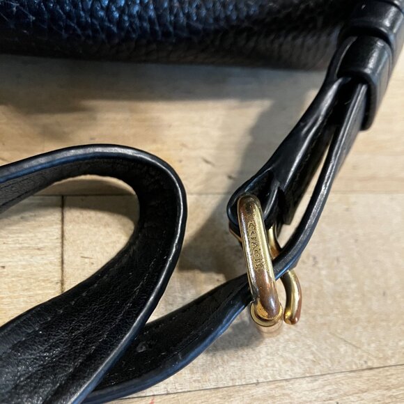 COACH Womens Swagger 27 Satchel 87295 Crossbody Purse Bag Large Black AN GDD - Picture 5 of 12